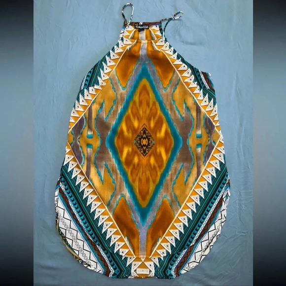 Tribal Long Tank Top / Tunic - Picture 2 of 4